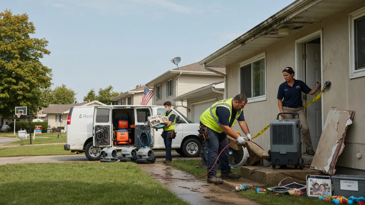Water Damage Restoration in Wheeling, IL near me